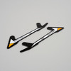 OMP M2 - Carbon Fiber Skid Set - Orange - M2 V1