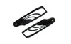 SAB 80mm TBS Carbon Fiber Tail Blades  - GOBLIN 500 / GAUI X4II / NX4