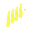 OMP M1 - Tail Blade Set (4pcs) - Yellow - M1 V1
