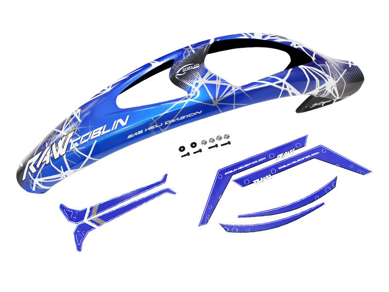 ホビーラジコン H1266-S:GOBLIN RAW 700 TOP MAIN CASE Goblin RAW Nitro 700 (White/Orange)