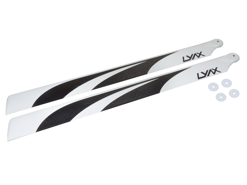 【SALE／10%OFF LX3044] Lynx MEG OXY5 - Set Blade Main Fiber Carbon 695mm - パーツ
