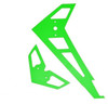 ION RC - HI-VIZ Painted CF Tail Fin Set - Neon Green - GAUI X3 / X3L