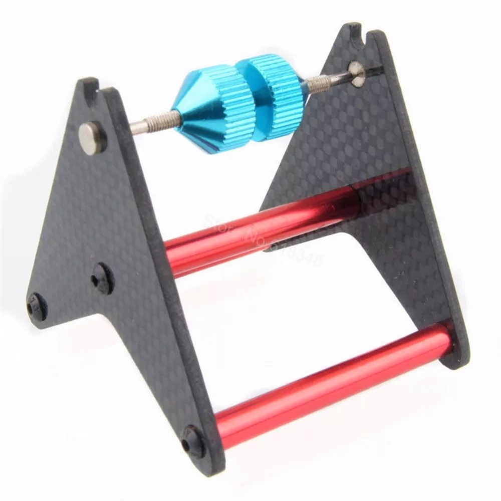 Small Rotor Balancer Using Razor Blades ION RC - Ultra Precision CNC Aluminum / Carbon Fiber Blade Balancer