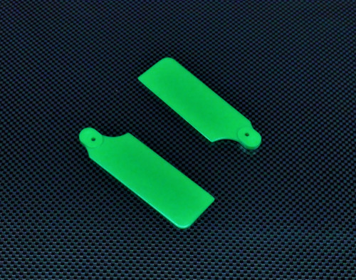 Plastic "Wide Chord" 80mm Tail Blades - Green