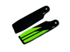 SAB 95mm "S-Line" Carbon Fiber Tail Blade Set - GREEN - Goblin 570 / 580