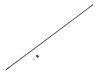 SAB Goblin Carbon Fiber Tail Push Rod - Mini Genesis