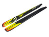 SAB Goblin S line 420mm Carbon Fiber Main Blades - Yellow/Orange
