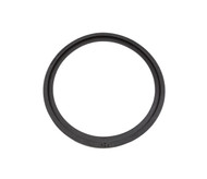 19 1/2" ID Round Black EPDM Manway Gasket with Alignment Bead