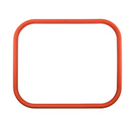 20 1/4" X 16 3/4" ID Red Silicone Manway Gasket