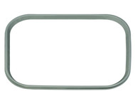 16" x 12 1/2" ID Grey EPDM Manway Gasket