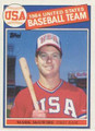 1985 Topps Mark Mcgwire USA rookie Card