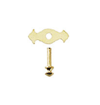 Dollhouse Brass Knob & Plate