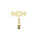 Dollhouse Brass Knob & Plate
