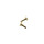 Dollhouse Parts Brass Knob 16pc/pkg