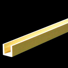 Dollhouse Moulding 1/2" Channel Moulding (12 pcs)