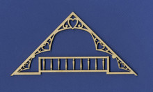 Victorian Dollhouse Heart Gable