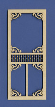 Victorian Dollhouse Screen Door