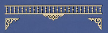 Adjustable Victorian Dollhouse Fretwork Spandrel