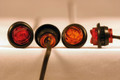 DUAL LED,3/4" ROUND LED MARKER LIGHT, AMBER