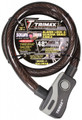 TRIMAX-ALARM LOCK & QUADRA-BRAID CABLE 25MM CABLE X 48" LENGTH