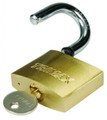 Marine Grade Locking Solid Brass Body w/ Hardened 1 3/8" x 3/8" Dia. Shackle