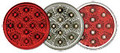MIRO-FLEX 4" ROUND RED LED STP/TRN/TL KIT W/GRMT