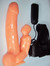 Big Daddy Realistic Strapon Dildo with Suction Cup & Clitoris Massager , Exclusive on www.masalatoys.com
