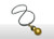 Discreet Gold Gourd Neck Chain Vibrator, Exclusive on www.masalatoys.com