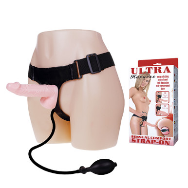 Ultra Harness FUNtastic Inflatable Realistic Cock only at www.masalatoys.com