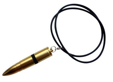 The Discreet Pirates Golden Bullet Neck Chain Vibrator, Exclusive on www.masalatoys.com