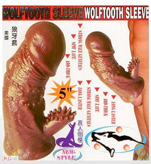Wolftooth Cyberskin American Penis Sleeve, Exclusive on www.masalatoys.com