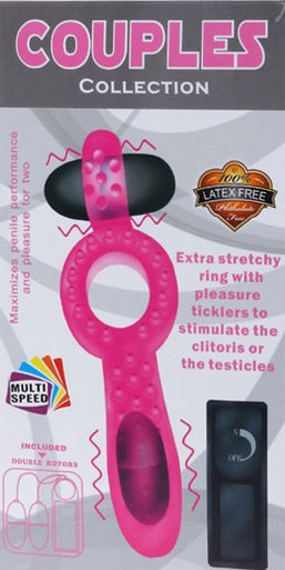 Couples Collection Powerful Double Vibrating Cockring, Exclusive on www.masalatoys.com