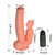 BaileSkin's Huge Vibrating Realistic Suction Cup Dildo - Dark Skin, Exclusive on www.masalatoys.com