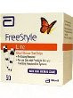 Freestyle LITE Blood Glucose Test Strips NEW Butterfly Design 1 box of 50