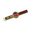 Goldplated tie bar with Republican logo