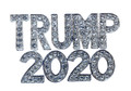 Show your support for Donald Trump in 2020! Diamond like Swarovski crystal, silver-plate brooch/pin. Pin back with safety lock.
Size: 1½”W x 1”H