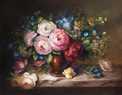DVD4031 Vase of Flowers Van Dael Inspiration