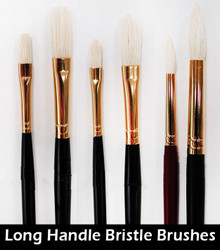 Bristle Brushes-  Long Handle