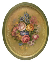 Large Oval Direct Floral  $350.00 SOLD