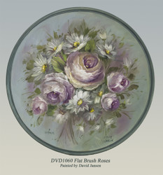 DVD1060 Flat Brush Roses