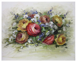 DVD1084 Painting Gouache Flowers
