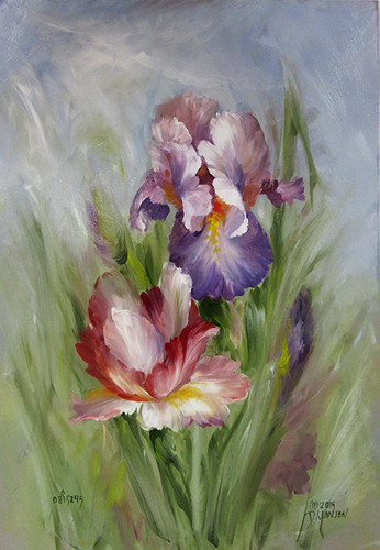 DVD1099- Painting the Iris- Paint It Simply - JansenArt Store