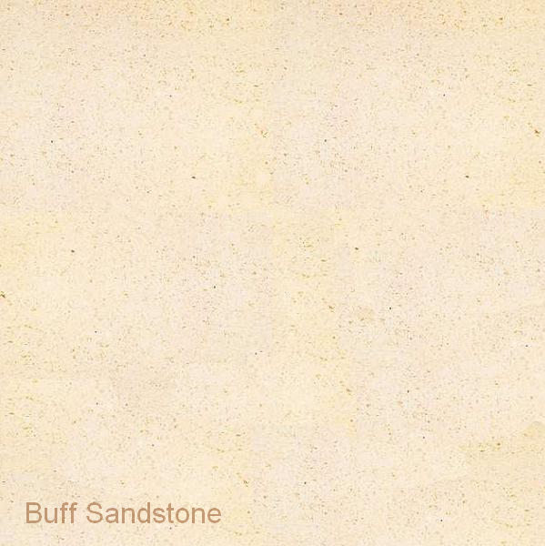 Travertina Stone and Buff Sandstone Mantel