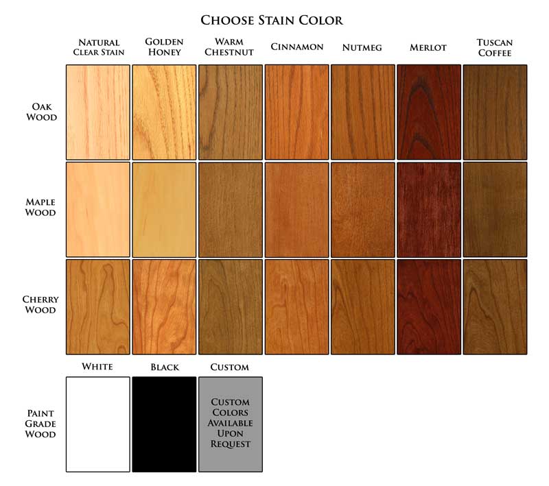 wood polish colors