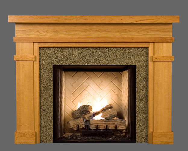 Bridgeport Custom Wood Fireplace Mantel
