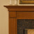 Detailed clean lines are a contributing factor to the beauty of the Florence custom fireplace mantel.