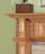 With multiple layers of crown molding the Chapman is an attractive custom fireplace mantel.