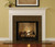 Installed wood mantel with a granite facing kit.