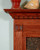Dentil molding under the fireplace mantel shelf adds an elegant look to your room.
