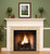 Our custom made Killen fireplace comes in six wood types and several color options.
